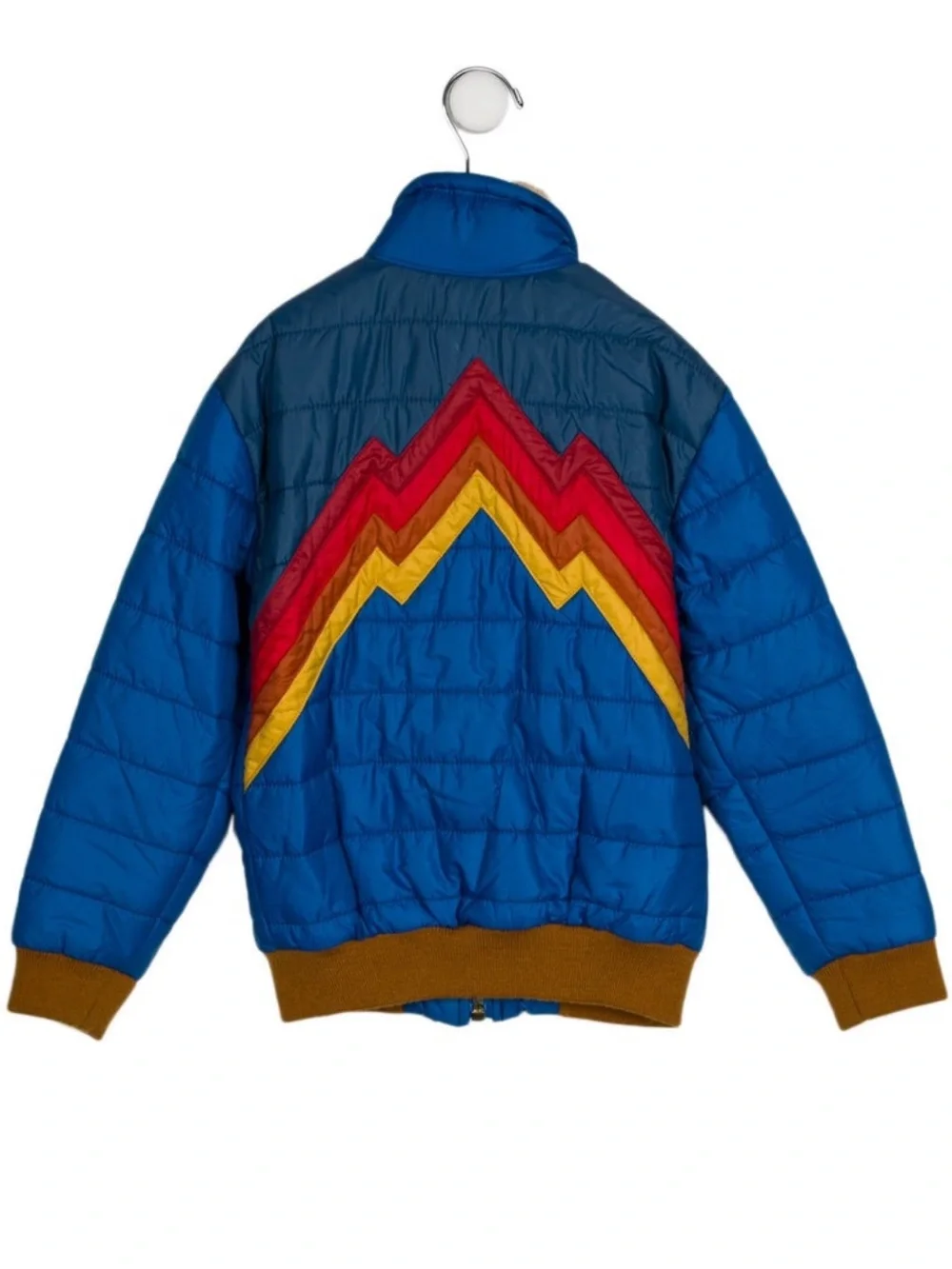 Aviator Nation Kids All Season Puffer Jacket Medium 8 Snorkel Blue